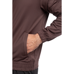 Signature Performance Zipper Jacket (Brown)