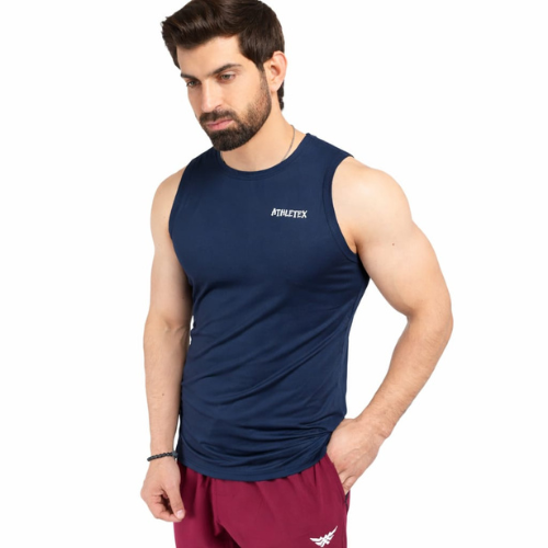Pro-Fit Muscle Tank (Navy)