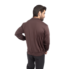 Signature Performance Zipper Jacket (Brown)