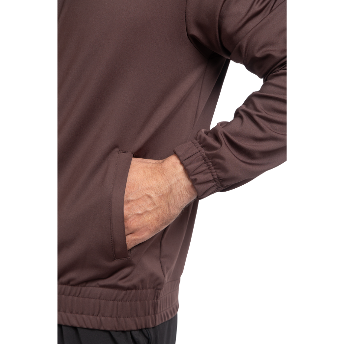 Signature Performance Zipper Jacket (Brown)
