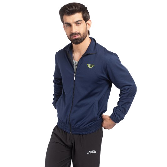 Signature Performance Zipper Jacket (Navy)