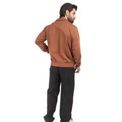 Signature Performance Zipper Jacket (Coffee)